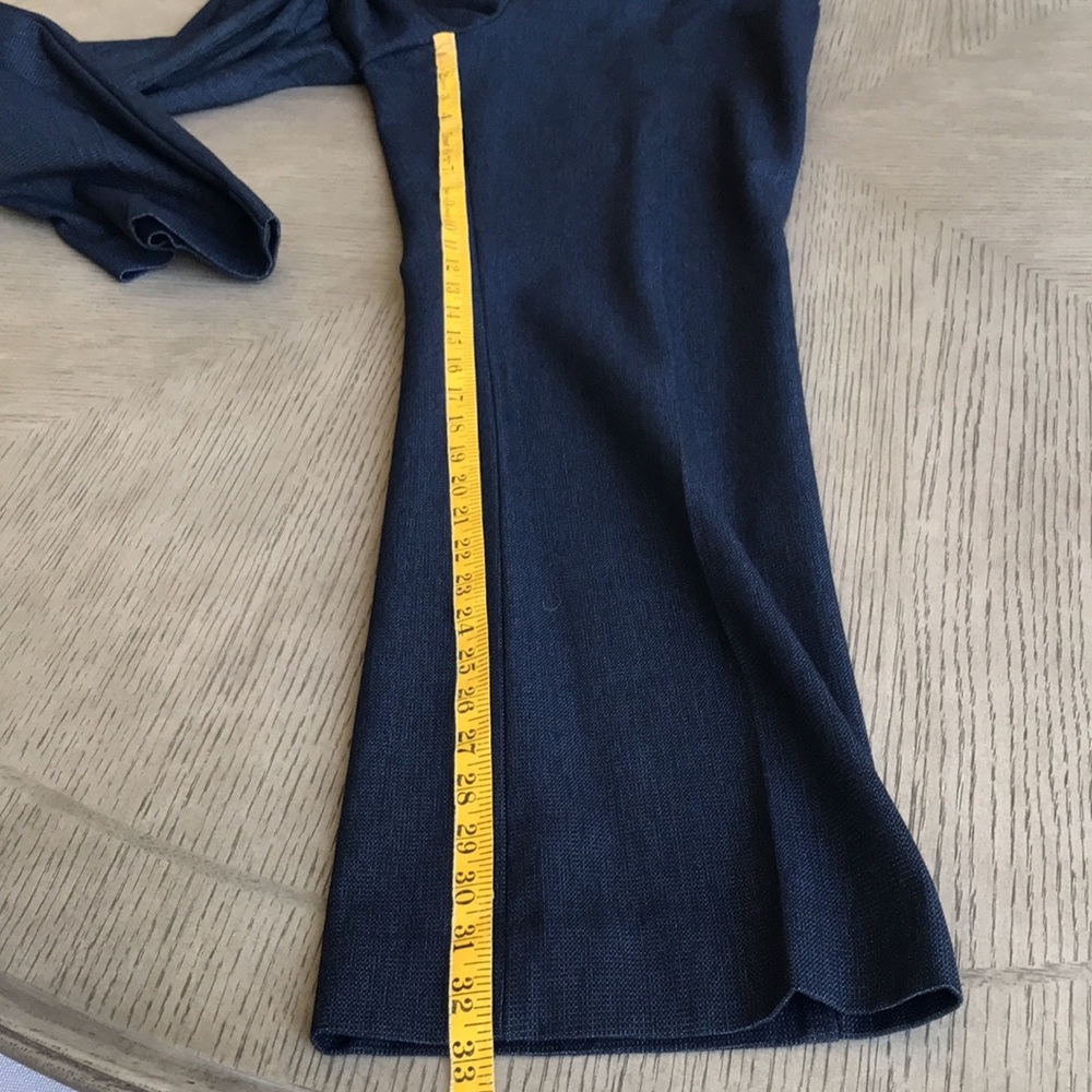 Ann Taylor Blue Trousers with Button Details SZ8 - Picture 11 of 13